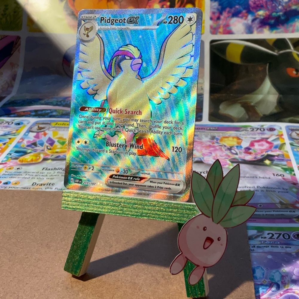 Pidgeot EX Full Art SR S&V Obsidian Flames 217/197